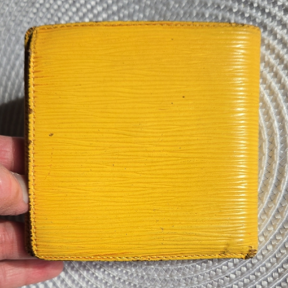 Louis Vuitton Yellow Leather Wallet - Picture 13 of 15